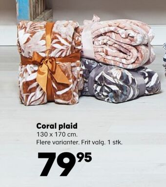 Kvickly Ukendt plaid tilbud