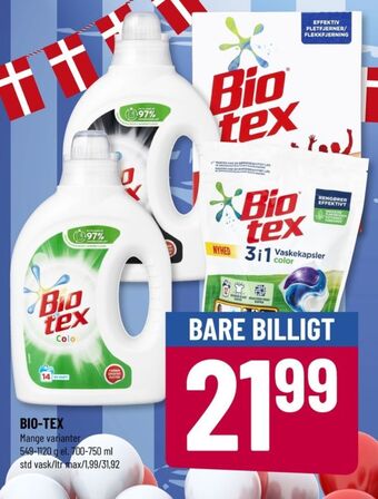 Løvbjerg Biotex vaskemiddel-flydende tilbud