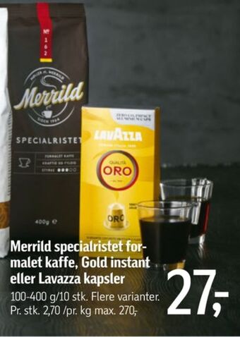 Føtex Specialristet kaffe formalet tilbud
