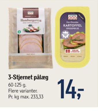 Føtex Frokost favoritter hamburgerryg tilbud