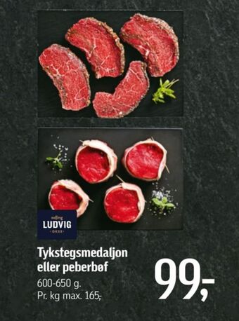 Føtex Ludvig oksetykstegsmedaljoner tilbud