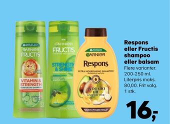 Kvickly Fructis shampoo tilbud