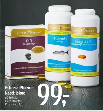 Føtex Fitness pharma fiskeolie tilbud
