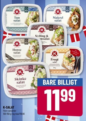 Løvbjerg K-salat tunsalat tilbud