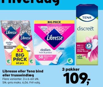 SuperBrugsen Libresse bind tilbud