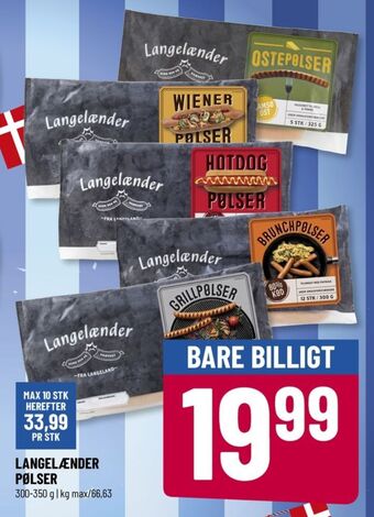 Løvbjerg Langelænder grillpølser tilbud