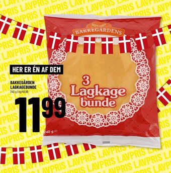 Bakkegårdens lagkagebunde