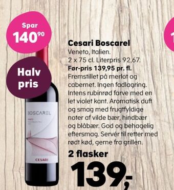SuperBrugsen Ukendt italiensk rødvin tilbud