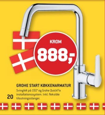 XL-BYG Grohe køkkenarmatur tilbud