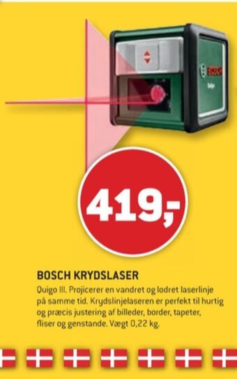 XL-BYG Grøn krydslaser tilbud