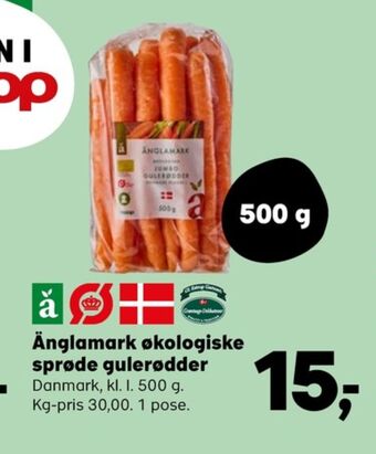 SuperBrugsen Gl. estrup gartneri gulerødder tilbud