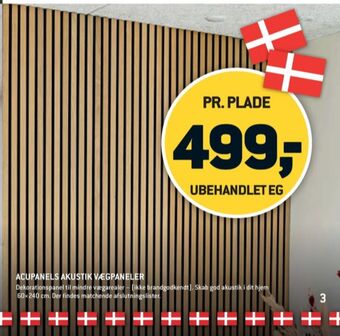 XL-BYG Acupanels akustikpanel tilbud