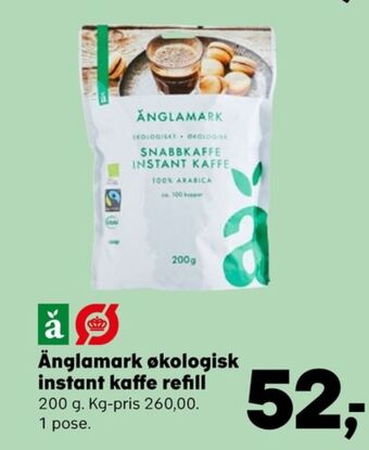 SuperBrugsen Änglamark instant kaffe tilbud