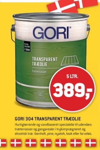 XL-BYG Gori træolie tilbud