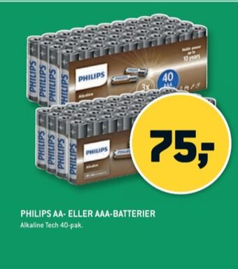 XL-BYG Philips batterier tilbud