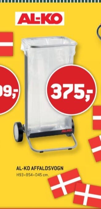 XL-BYG Al-ko affaldsvogn tilbud