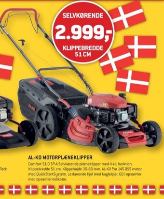 XL-BYG Al-ko plæneklipper tilbud