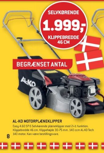 XL-BYG Al-ko plæneklipper tilbud