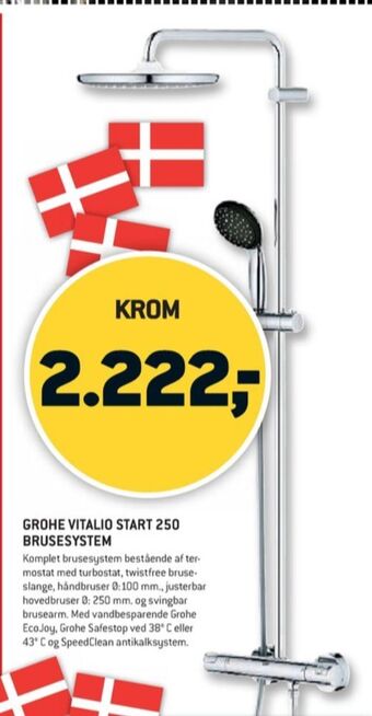 XL-BYG Grohe brusestangsæt tilbud