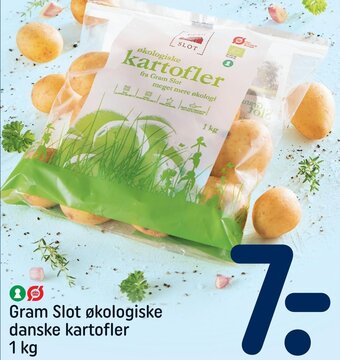 REMA 1000 Gram Slot økologiske danske kartofler tilbud