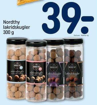 REMA 1000 Nordthy lakridskugler 300 g tilbud