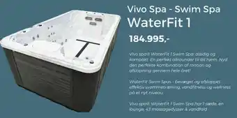 IWAO Vivo Spa - Swim Spa WaterFit 1 tilbud