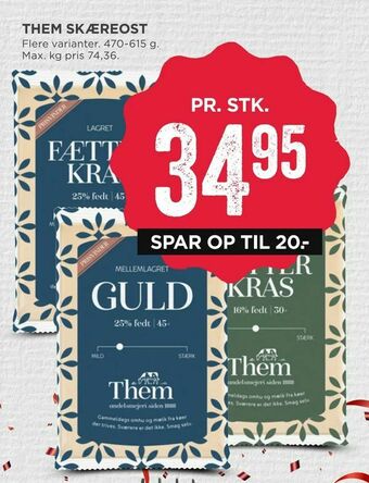MENY Them skæreost tilbud