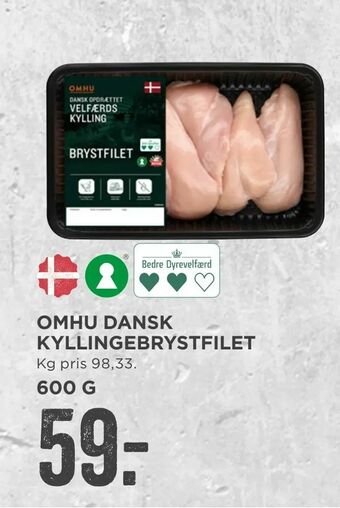 MENY Omhu dansk kyllingebrystfilet tilbud