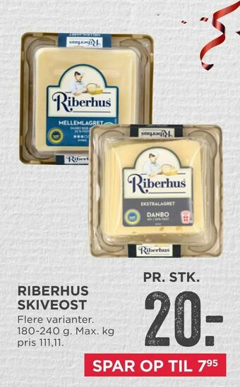 MENY Riberhus skiveost tilbud