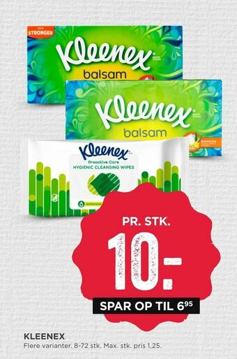 MENY Kleenex tilbud