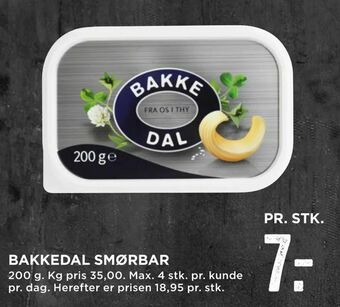 MENY Bakkedal smørbar tilbud