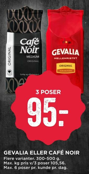MENY Gevalia eller café noir tilbud