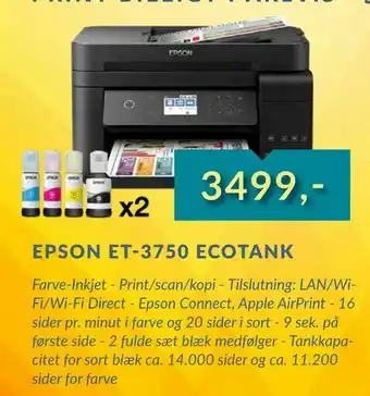 Epson et-3750 ecotank