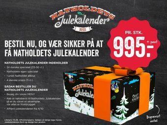 MENY Bestil nu, og vær sikker på at få natholdets julekalender tilbud