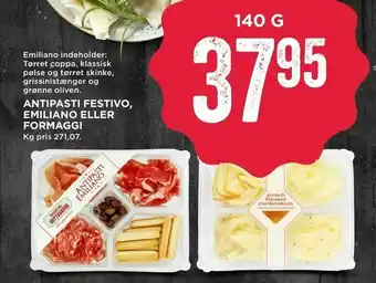Antipasti festivo, emiliano eller formaggi