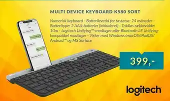 Multi device keyboard k580 sort
