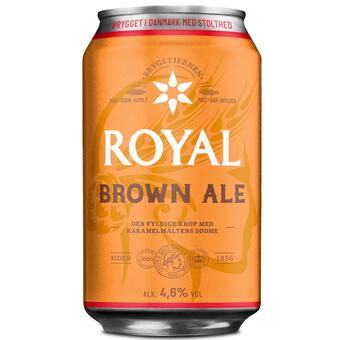 Fleggaard Royal brown ale 4,6% 24x33cl tilbud