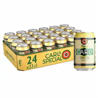 Fleggaard Carls special lager - 4,4% øl, 24x33cl dåse tilbud