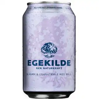 Egekilde blåbær & granatæble 24x0,33 l