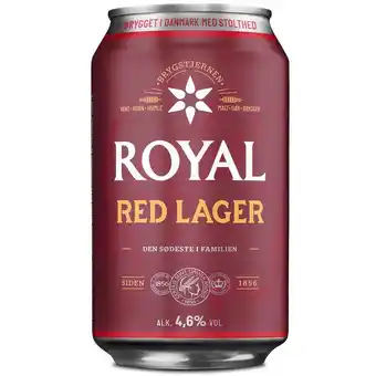 Fleggaard Royal red 4,6% 24x0,33l tilbud