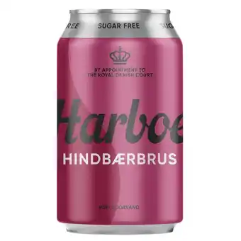 Harboe hindbær 0% 24x0,33 l