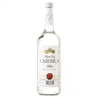Fleggaard Caribica white rum 37,5% 1 l tilbud