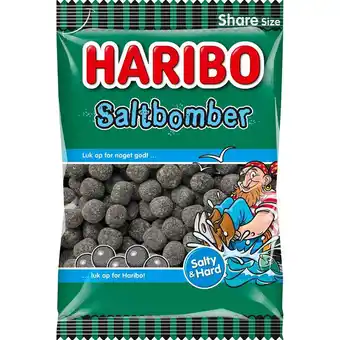 Fleggaard Haribo saltbomber 325 g tilbud