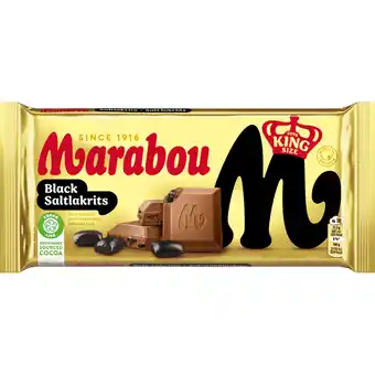 Fleggaard Marabou black saltlakrids 220 g tilbud