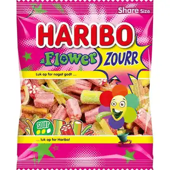 Fleggaard Haribo flower zourr 325 g tilbud