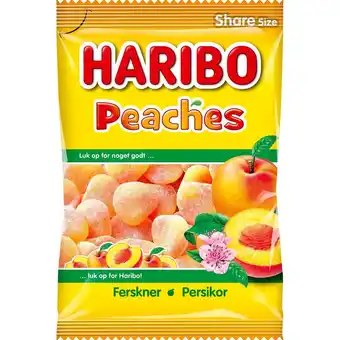 Fleggaard Haribo ferskner 375 g tilbud
