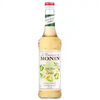 Fleggaard Monin sirup lime cordial 0,7 l tilbud