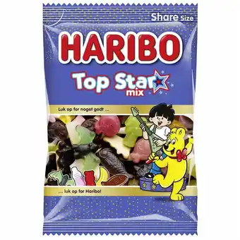 Fleggaard Haribo top star mix 375 g tilbud