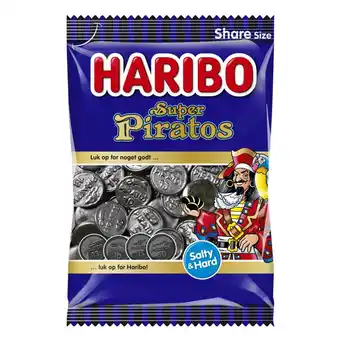 Fleggaard Haribo super piratos 340 g tilbud