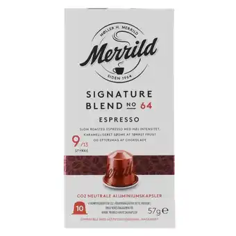 Fleggaard Merrild signature blend no.64 ncc alu 10 kapsler tilbud
